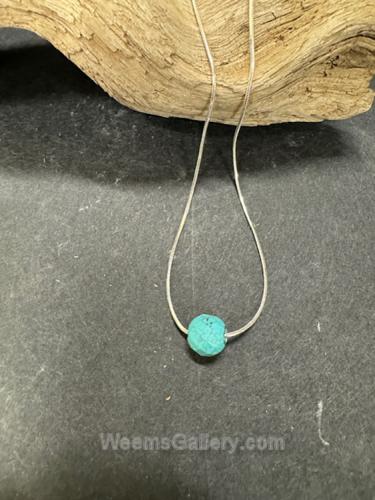 Eunity Faceted Turquoise Necklace by Suzanne Woodworth